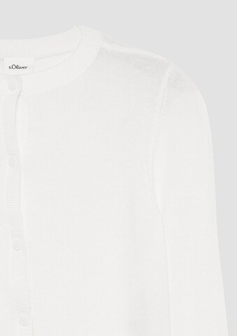 s.Oliver Gebreid vest in Wit