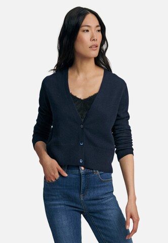 include Knit Cardigan in Blue: front