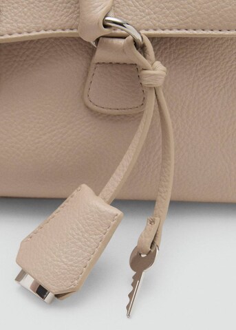 MANGO Schultertasche 'Siena' in Beige