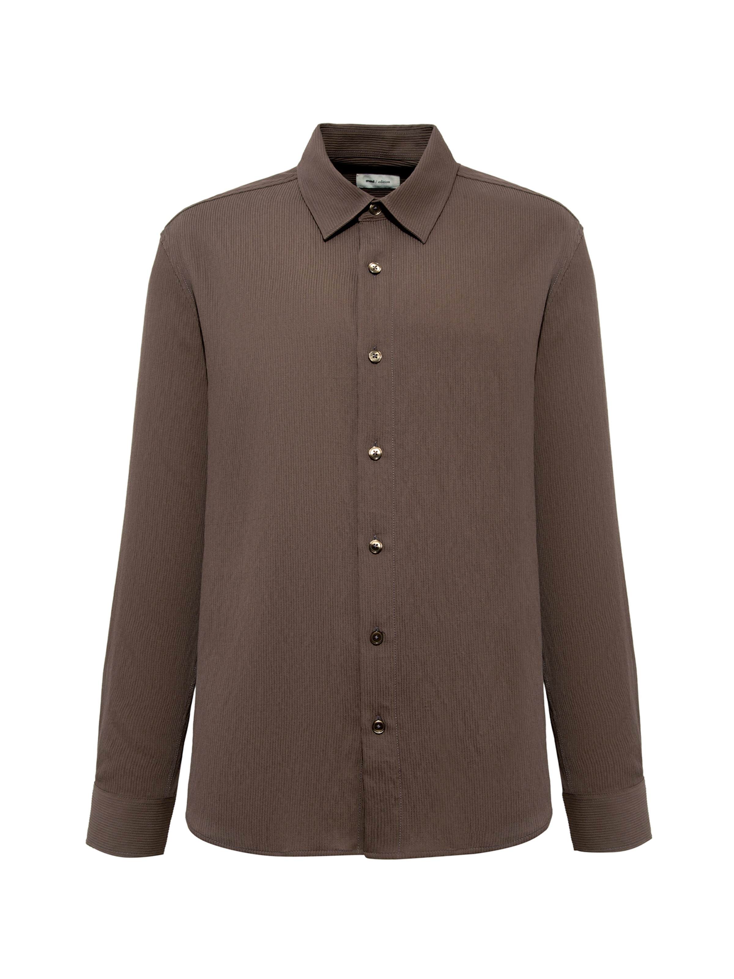 Mavi Regular fit Button Up Shirt in Brown: front
