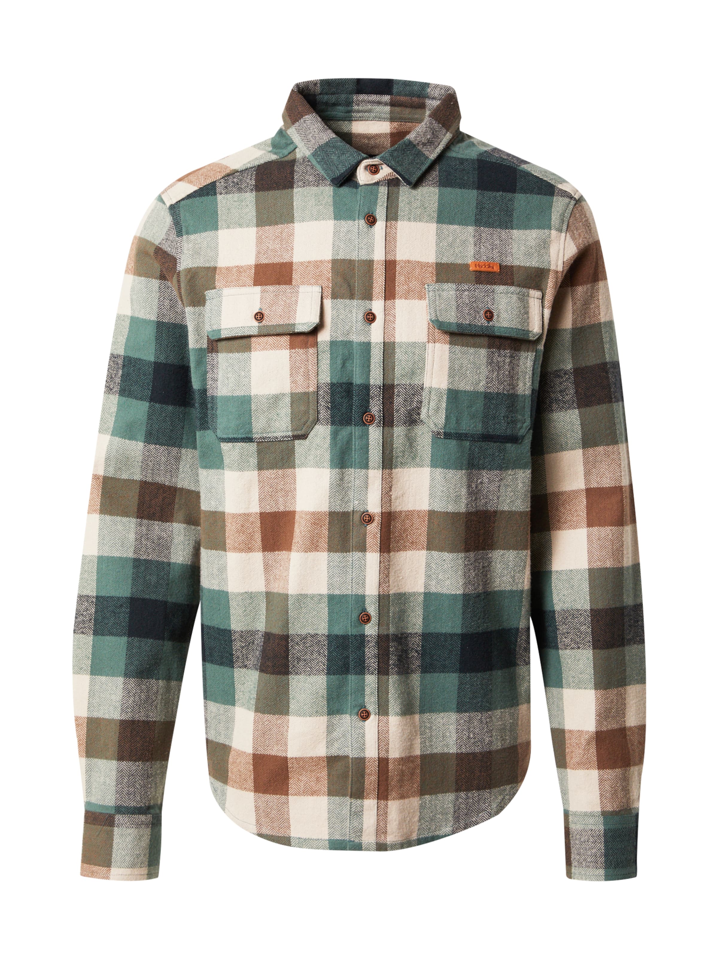 Iriedaily Regular fit Πουκάμισο 'Lumber Fella' σε πράσινο: μπροστά