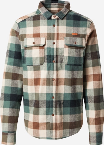 Camicia 'Lumber Fella' di Iriedaily in verde: frontale