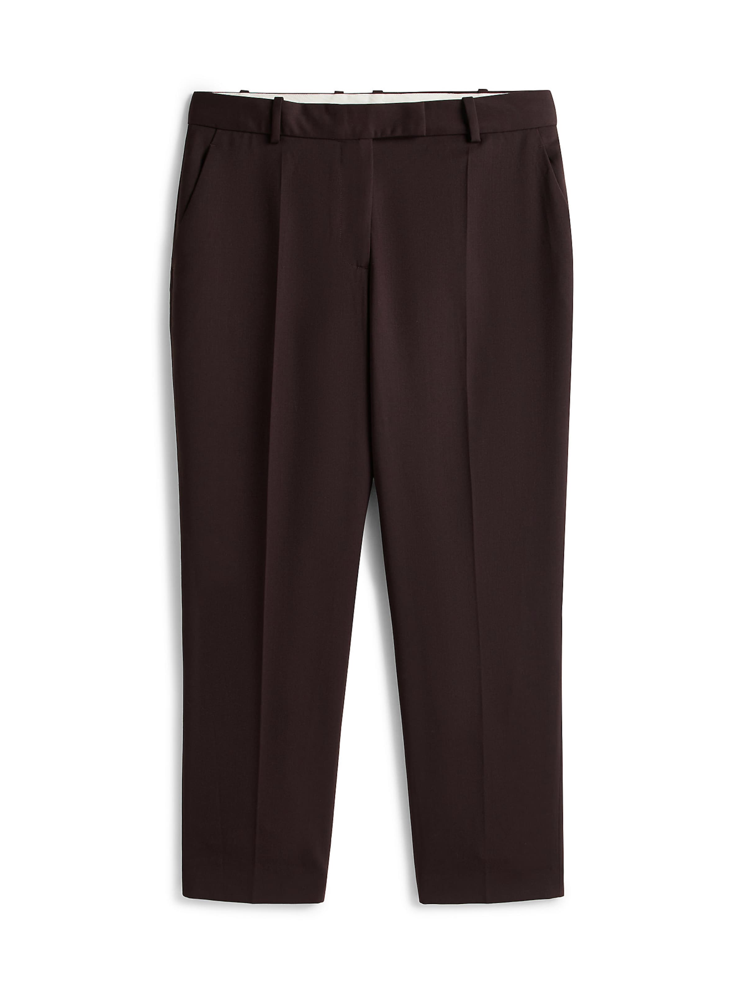 TOMMY HILFIGER Slimfit Pantalon in Bruin: voorkant