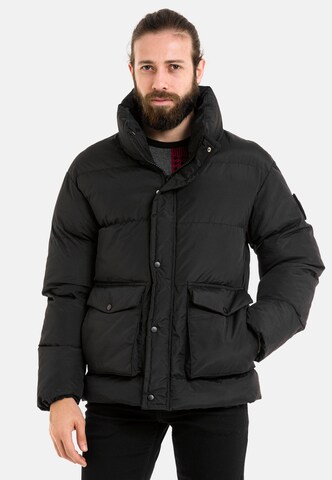 CIPO & BAXX Between-Season Jacket in Black: front