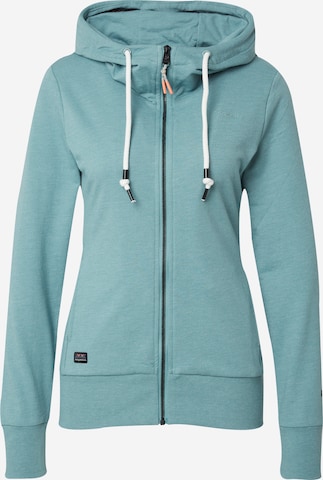 Ragwear Zip-Up Hoodie 'PAYA' in Blue: front