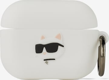 Karl Lagerfeld Smartphonehülle ' Choupette Airpod Pro Case ' in Weiß: predná strana