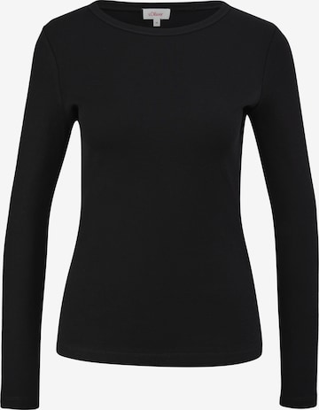 s.Oliver Shirt in Schwarz: Vorderseite
