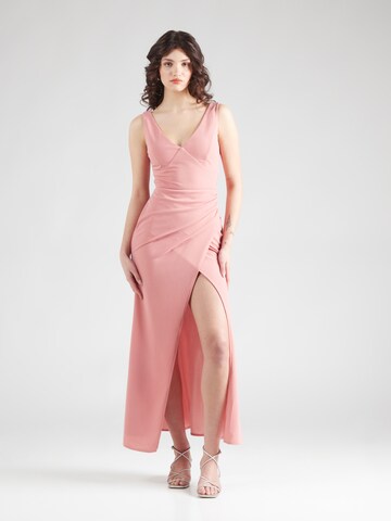 Skirt & Stiletto Платье 'Melody' в Ярко-розовый: спереди