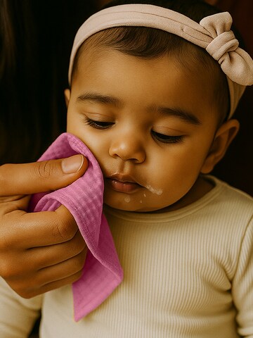 PAPATE Babydyne 'Organic Cotton Swaddles' i pink