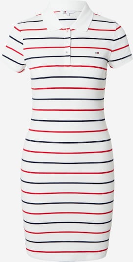 34-36 dydžio Suknelė iš Tommy Jeans, spalva – tamsiai mėlyna / rubinų raudona / balta, Prekių apžvalga