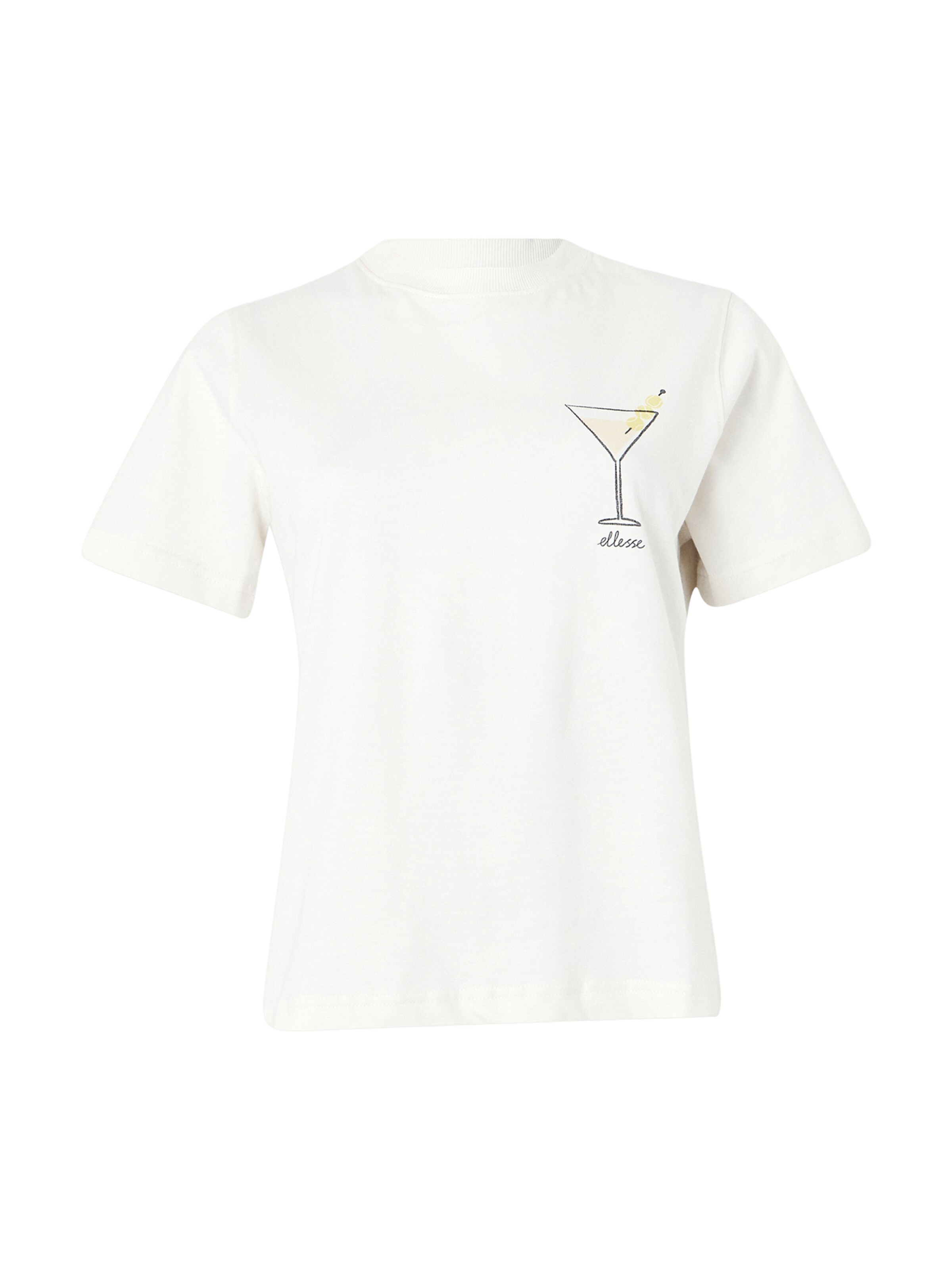 balta ELLESSE Marškinėliai 'Bevande': priekis