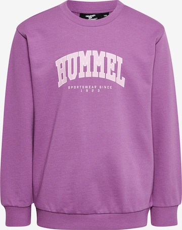 Hummel Athletic Sweatshirt 'FAST' in Purple: front