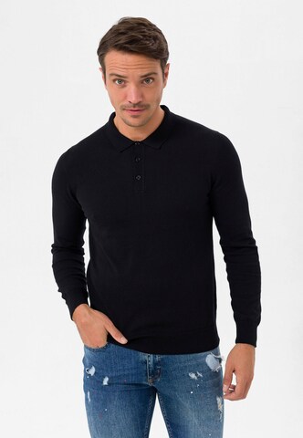 Jimmy Sanders Pullover i sort: forside