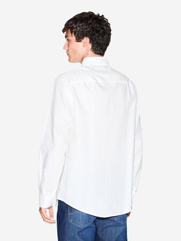 ARMANI EXCHANGE - Ajuste regular Camisa 'XM001587 AF16631' en blanco
