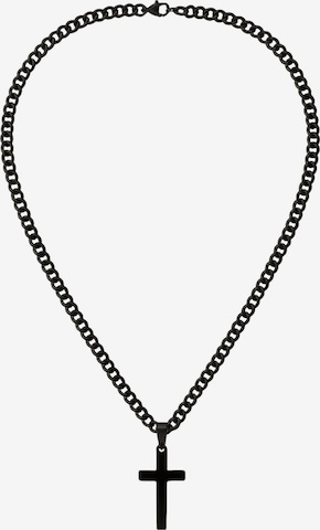Eternal Kette 'Kreuz' in Schwarz: Vorderseite
