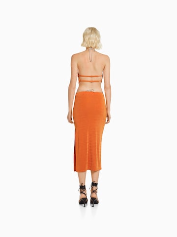 Bershka Skirt in Orange