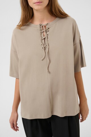 KAREN BY SIMONSEN - Camiseta 'KBUline' en beige: frente