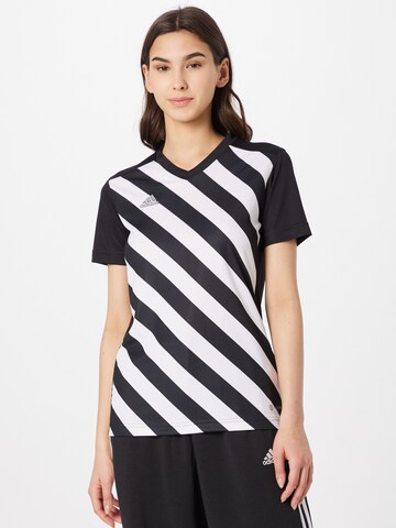ADIDAS SPORTSWEAR Fodboldtrøje 'Entrada 22' i sort: forside