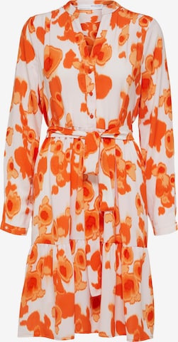 SELECTED FEMME Shirt Dress in Orange: front