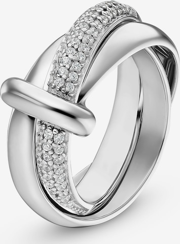 JETTE Ring in Silver: front