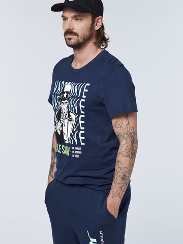 UNCLE SAM T-Shirt (OCS) in Blau