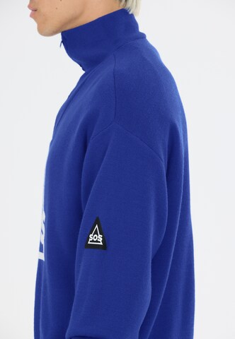SOS Athletic Sweater 'Tignes' in Blue
