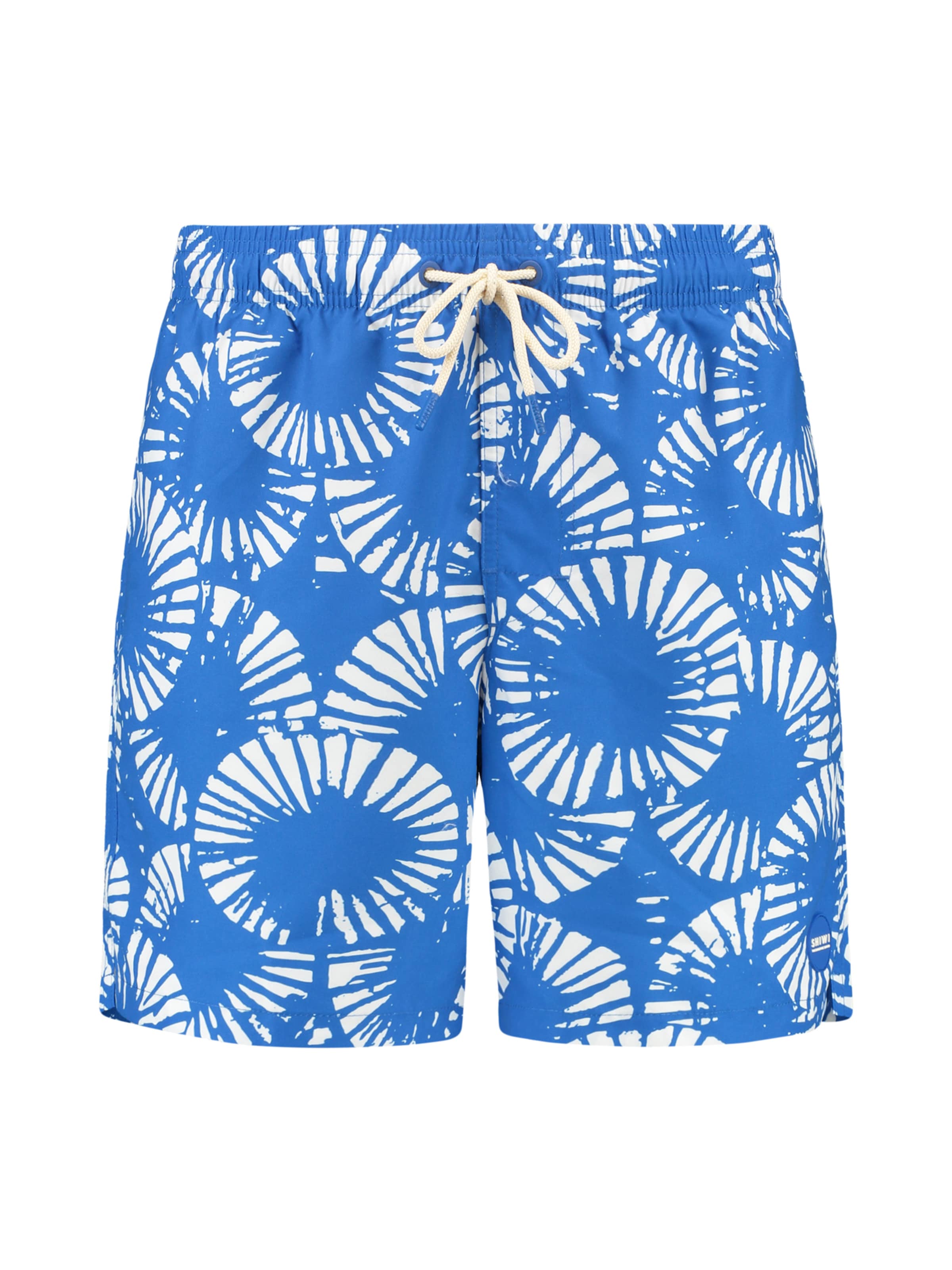 Shiwi Badshorts 'Mike Ripple' i blå: framsida