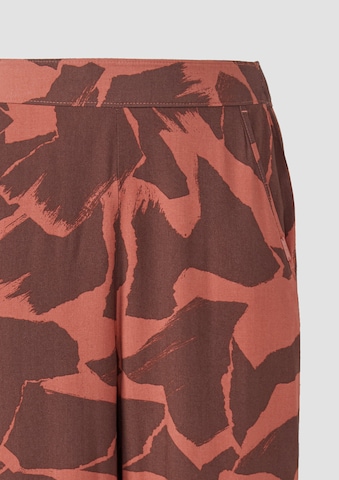 QS Wide leg Broek in Oranje
