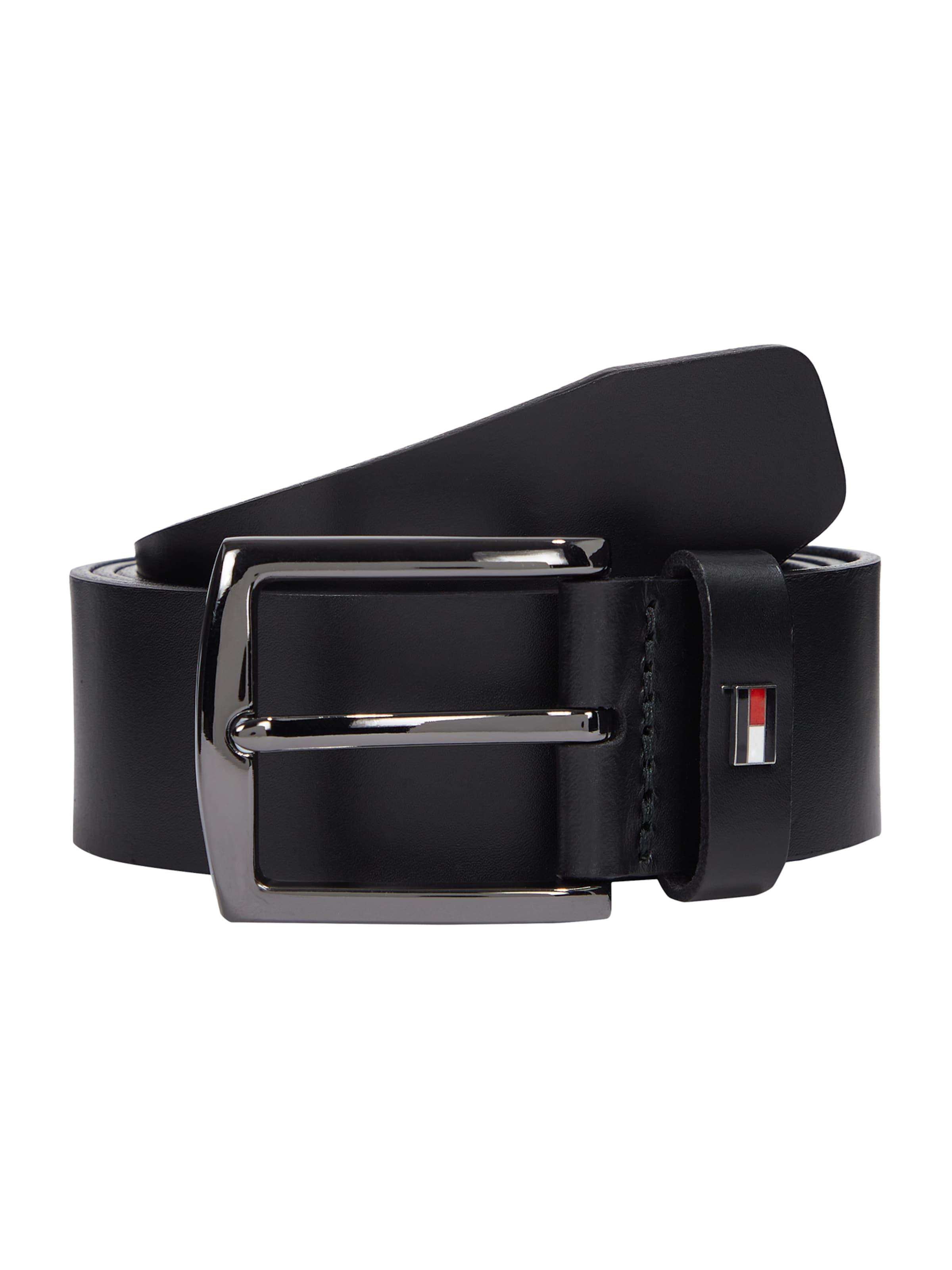 TOMMY HILFIGER Bælte i sort: forside