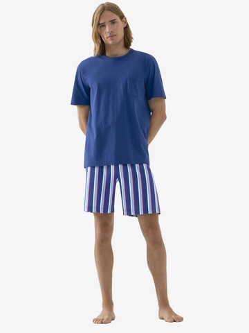 Mey Pyjama kort in Blauw: voorkant