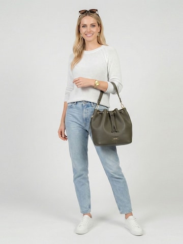 Suri Frey Pouch 'SFY Gray' in Green: front