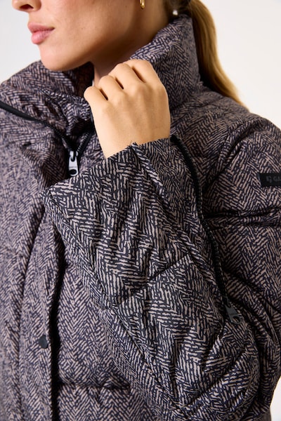 GARCIA Veste d’hiver en taupe / gris foncé, Vue avec produit