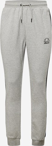 ELLESSE Ozke Športne hlače 'Condizione' | siva barva: sprednja stran