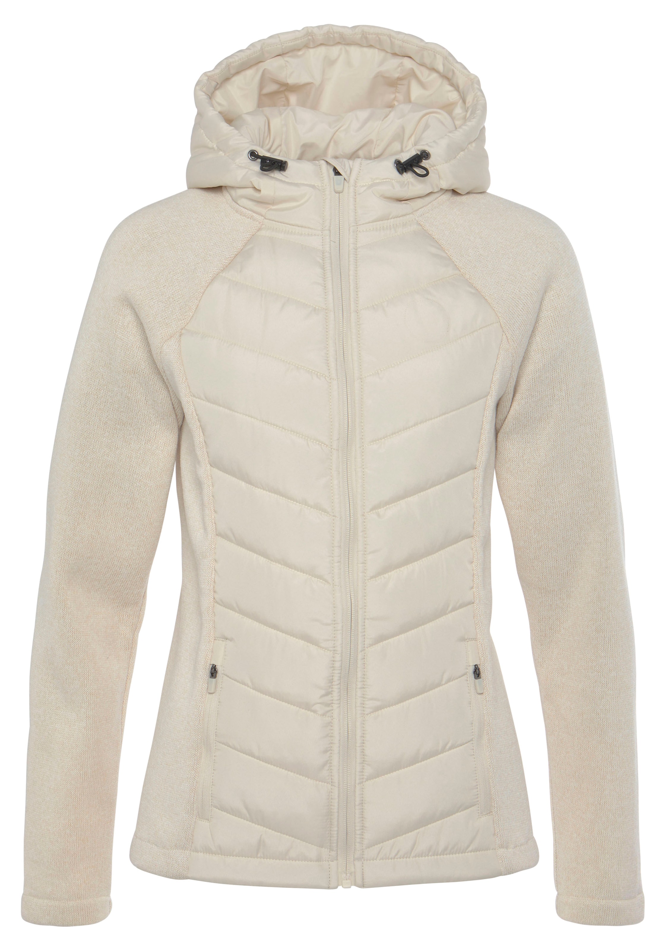 VIVANCE Tussenjas in Beige: voorkant