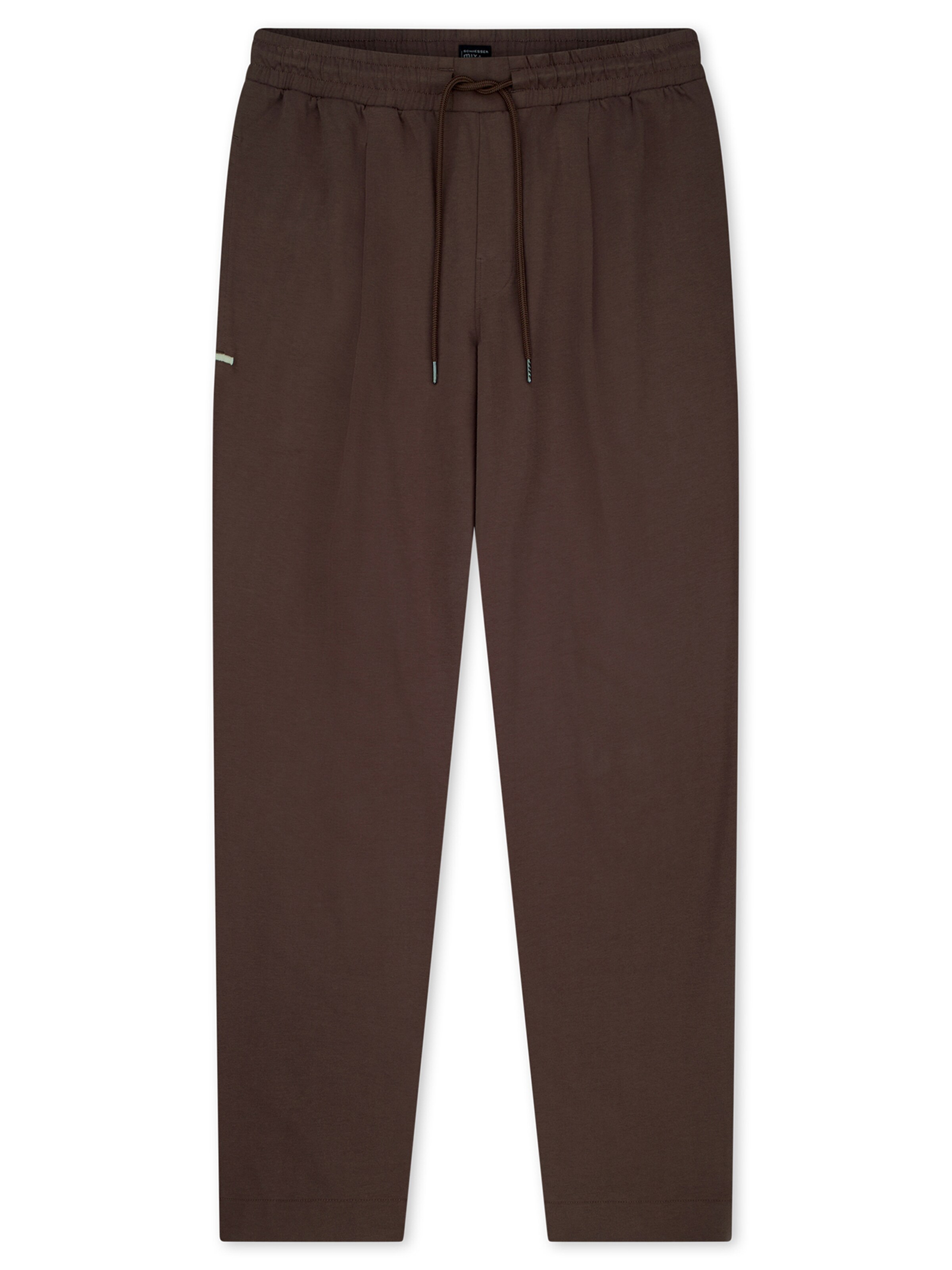 Pantalon de pyjama ' Mix Relax ' SCHIESSER en marron : devant