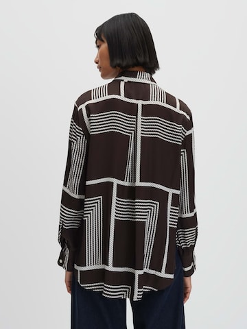 Chemisier 'Zisi' Someday en marron