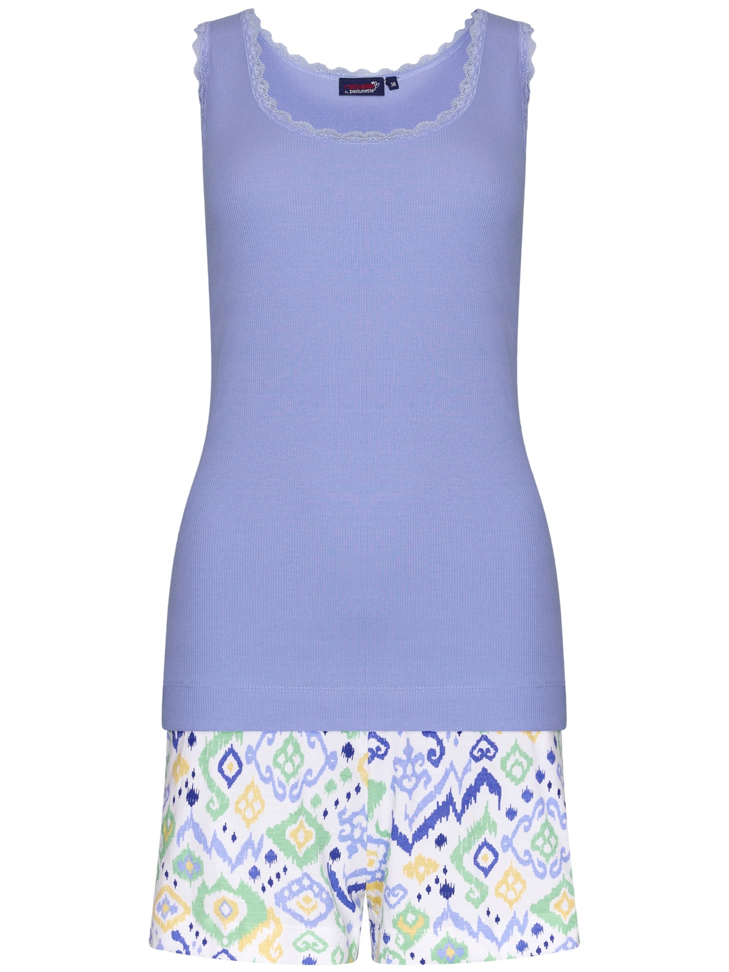 Rebelle Pajama 'Shortama' in Purple