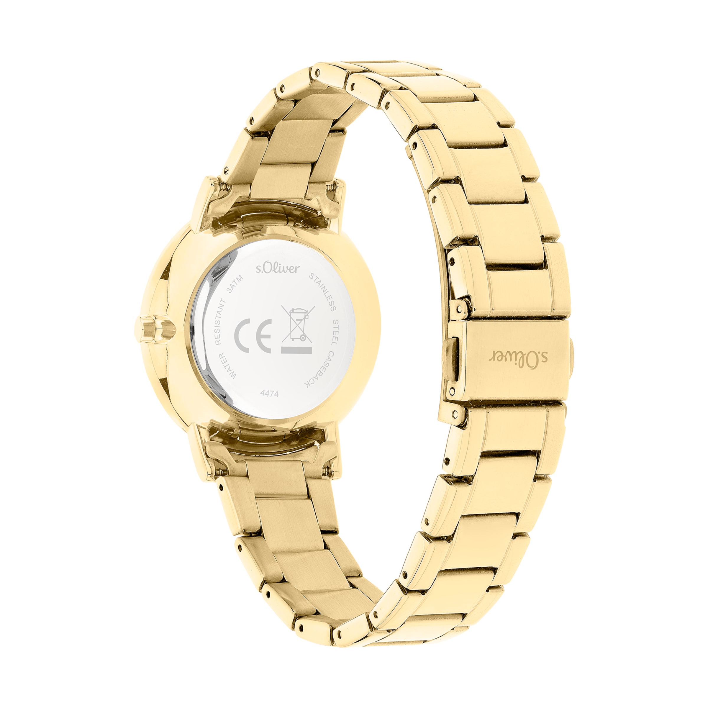 s.Oliver Analoguhr in Gold
