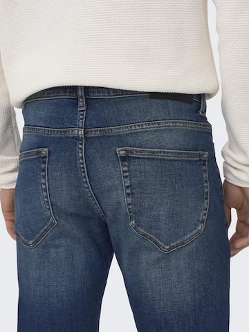 Only & Sons Slimfit Jeans 'Loom' in Blauw