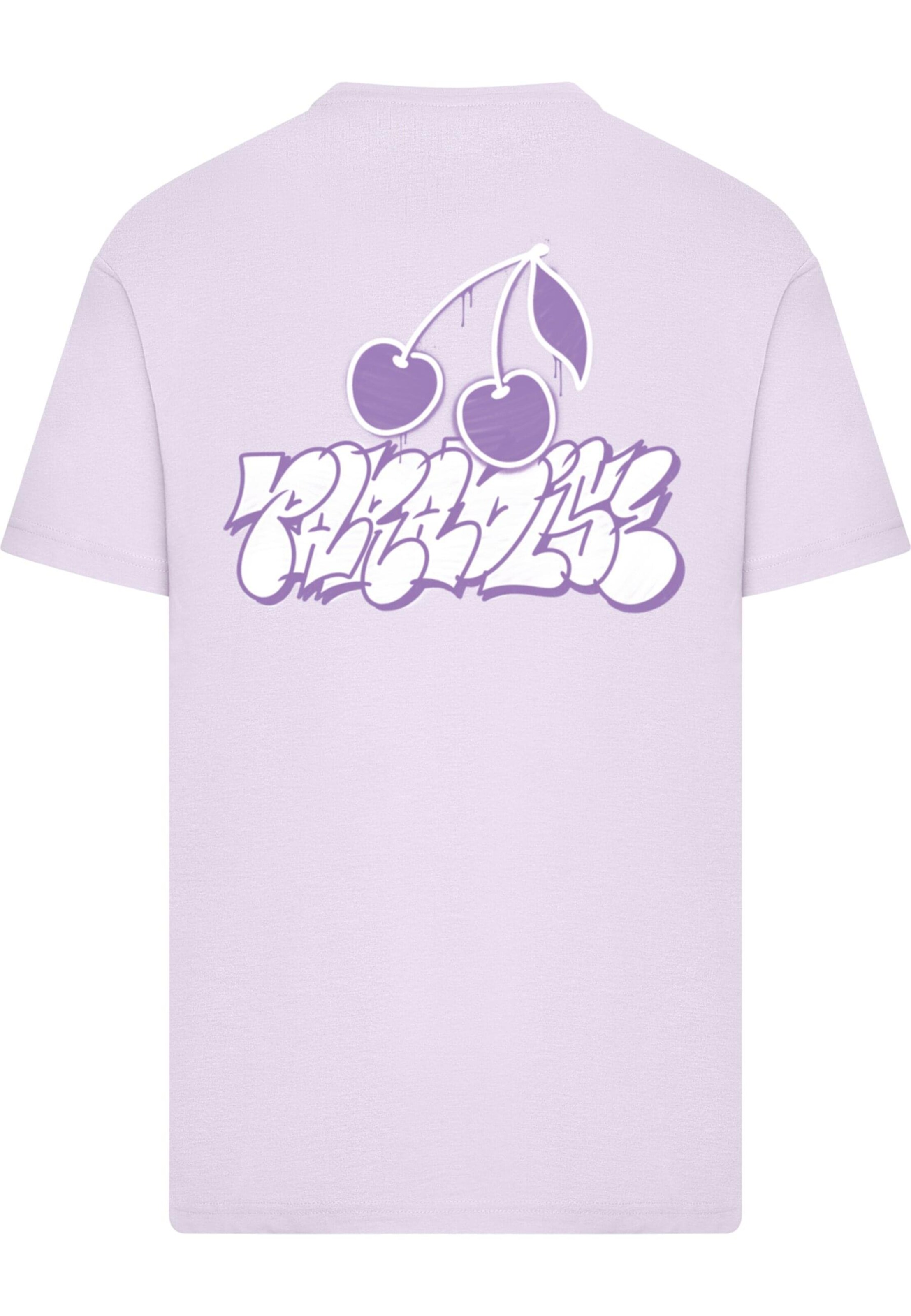 Mister Tee Tričko 'Paradise Cherries' – fialová