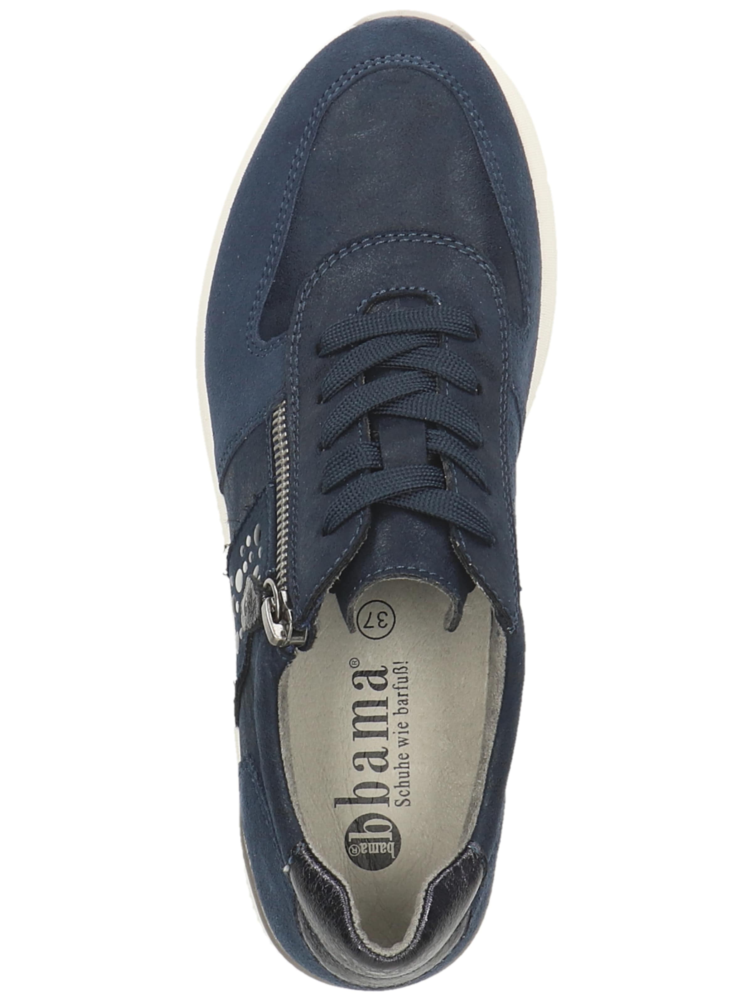 Baskets basses Bama en bleu