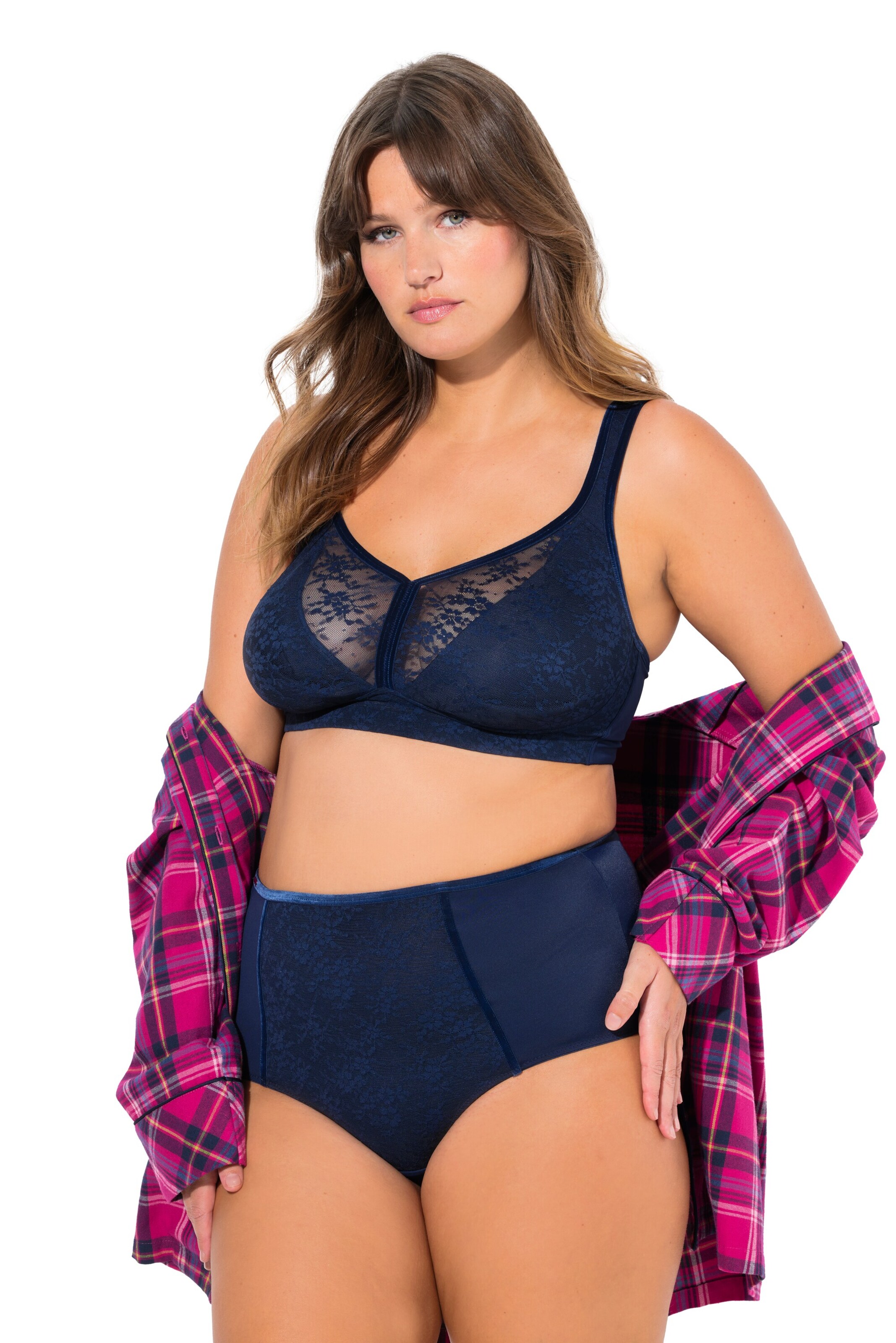 Ulla Popken Panty in Blue: front