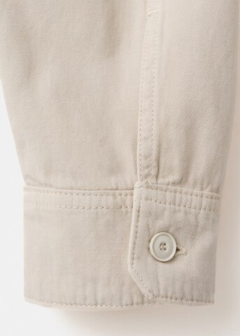 MANGO MAN Regular fit Button Up Shirt 'Jay' in Beige