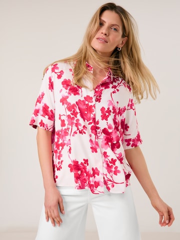 TAIFUN Blouse in Red