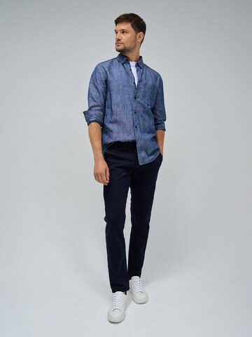 Salsa Jeans Regular fit Overhemd in Blauw