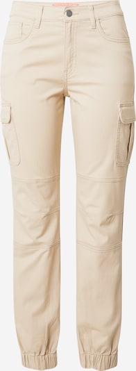 QS Pantalon cargo en noisette, Vue avec produit