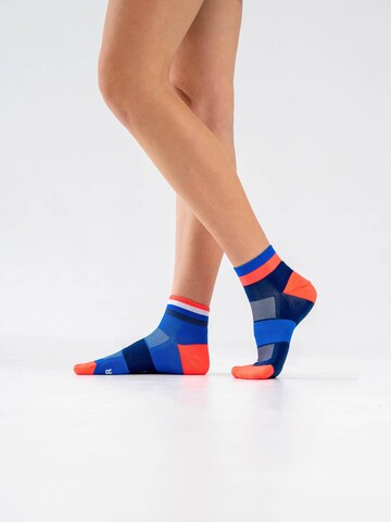 INCYLENCE Athletic Socks 'BANDS SHORT' in Blue: front