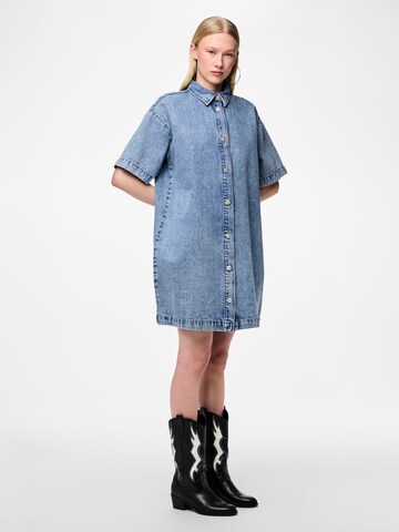 PIECES Blusenkleid 'KATE' in Blau