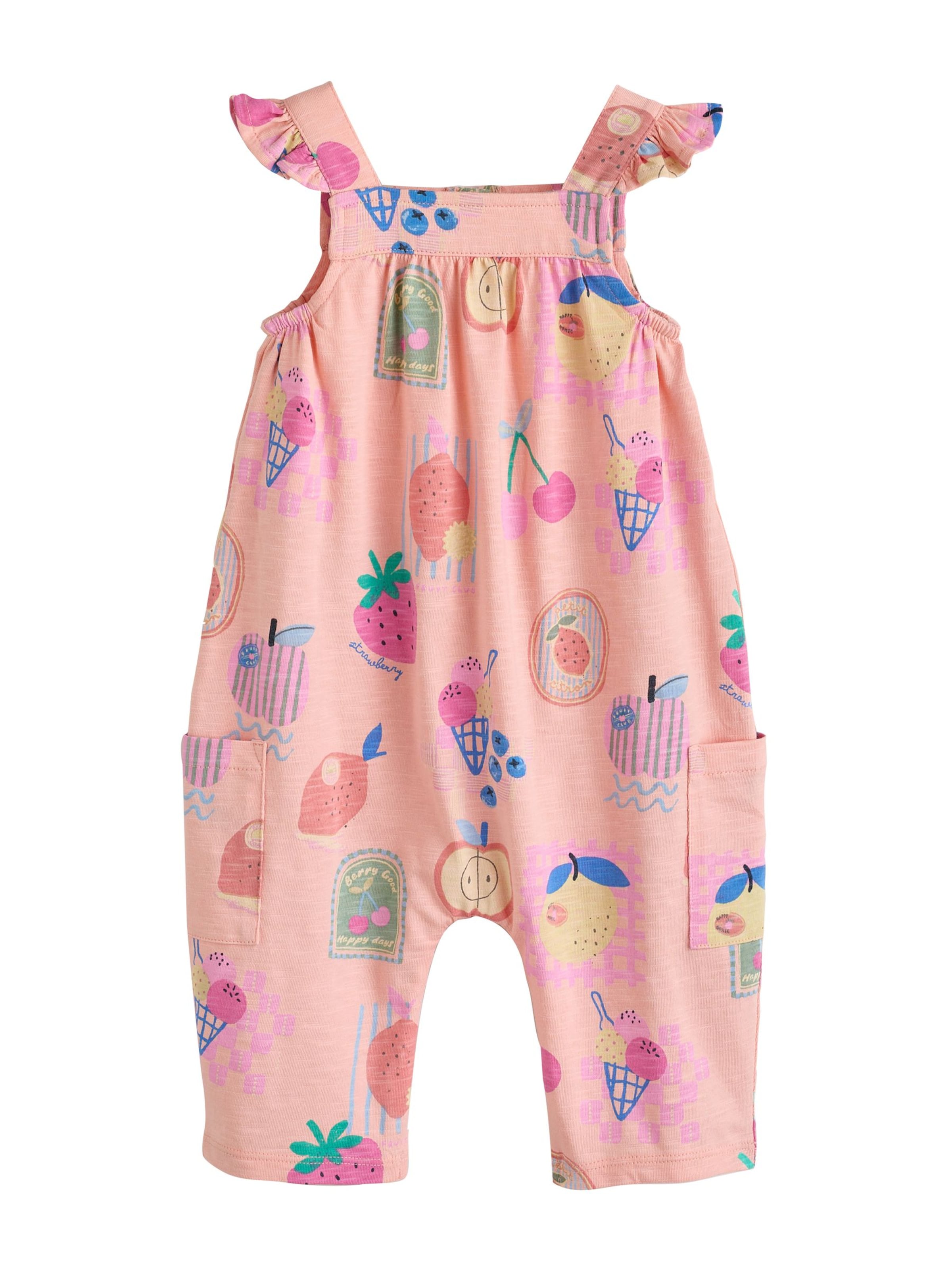 Next - Pijama entero/body en rosa: frente