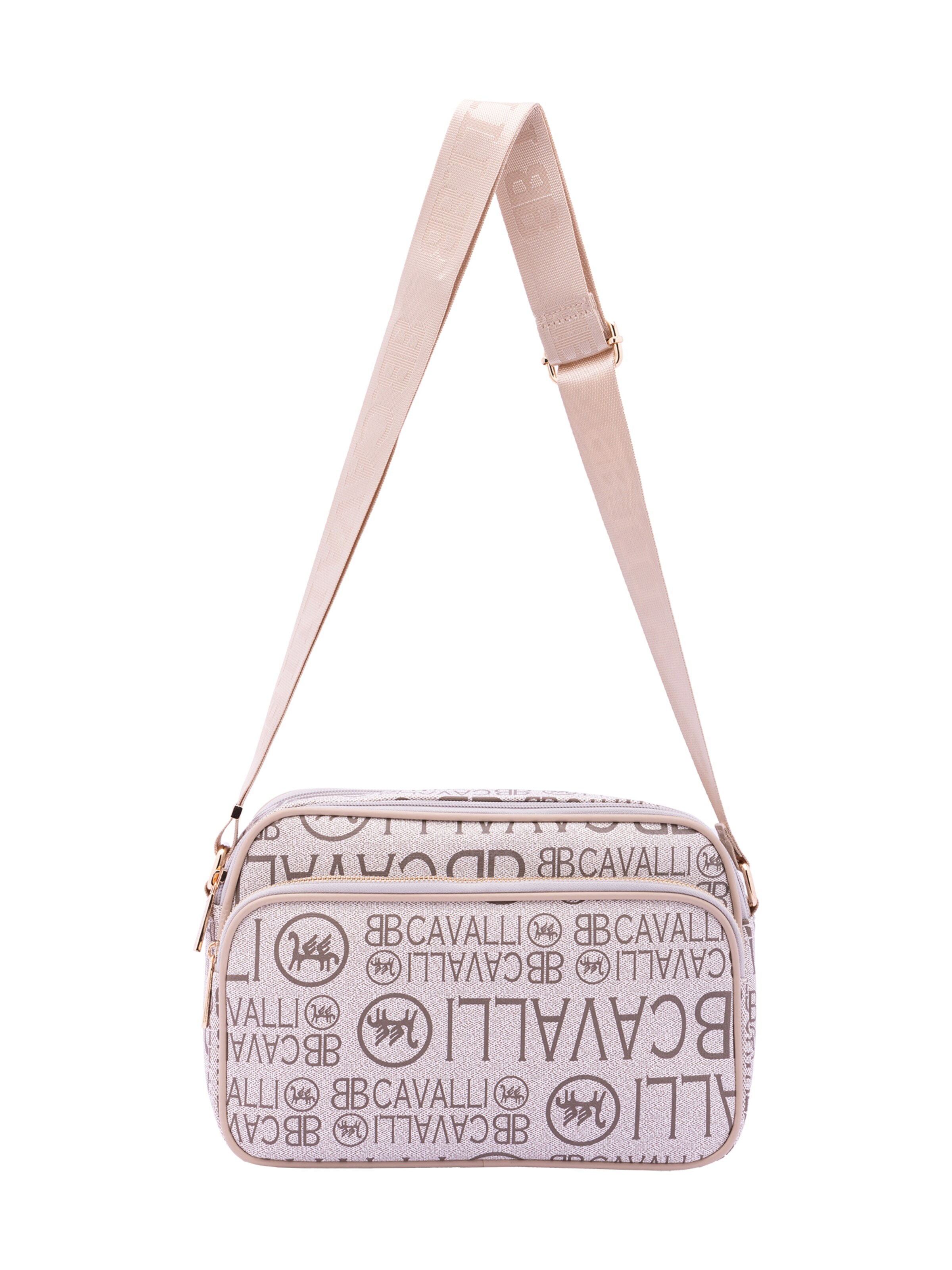 Borsa a tracolla 'Borsa a Tracolla B Cavalli Donna con Zip e Tasche Regolabile 29x18x12 cm' di B. Cavalli in arancione: frontale